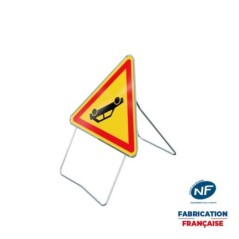 Panneau temporaire AK31 Accident sur pied incliné