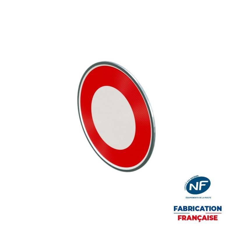 Panneau temporaire B0 Circulation interdite dans les deux sens à rails