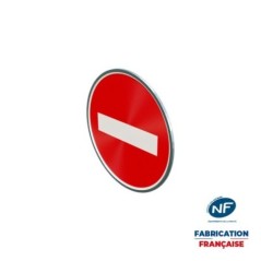 Panneau temporaire B1 Sens interdit à rails