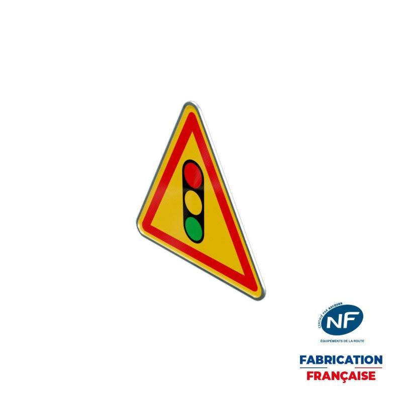 Panneau temporaire AK17 Feux tricolores à rails Panneau temporaire AK17 Feux tricolores à rails