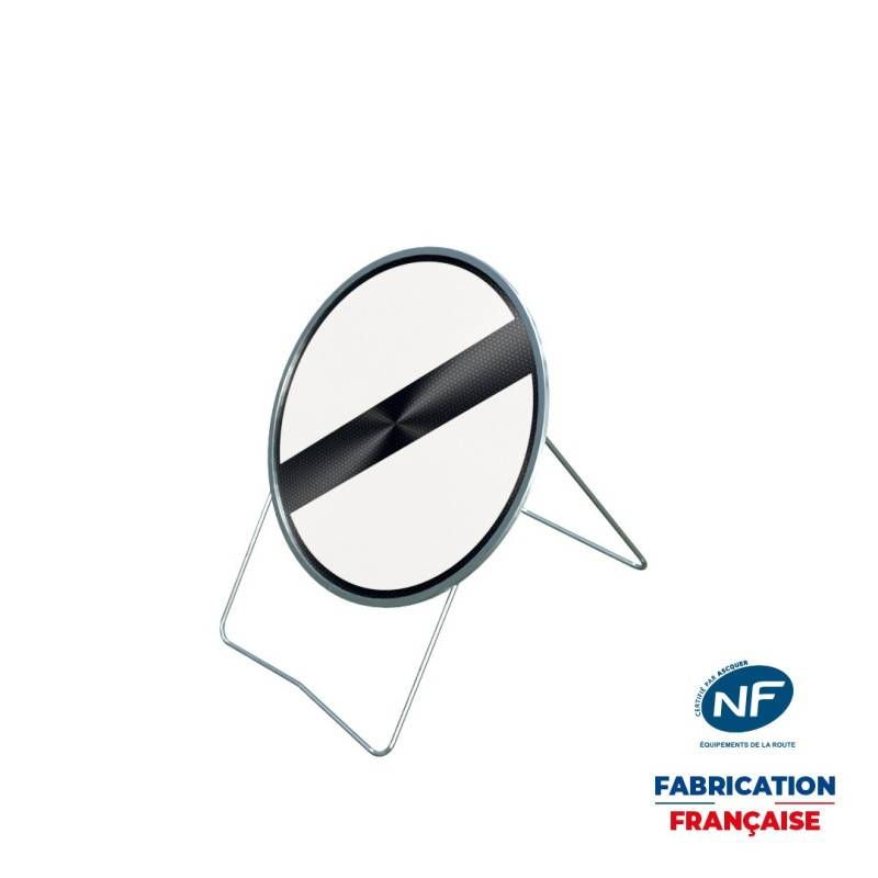 Panneau temporaire B31 Fin de toutes les interdictions précédemment signalées sur pied incliné Panneau temporaire B31 Fin de toutes les interdictions précédemment signalées sur pied incliné