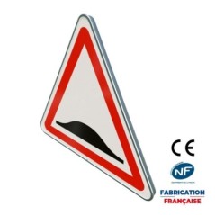 Panneau de danger A2b Ralentisseur de type dos d’âne