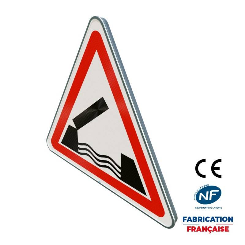 Panneau de danger A6 Pont mobile