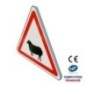 Panneau de danger A15a2 Passage d’animaux domestiques
