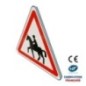 Panneau de danger A15c Passage de cavaliers Panneau de danger A15c Passage de cavaliers