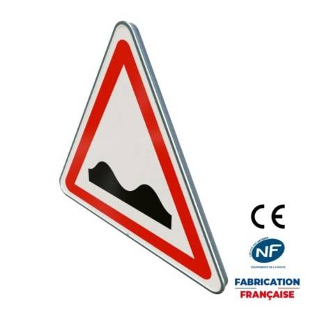 Panneau de danger A2a Cassis ou dos d’âne