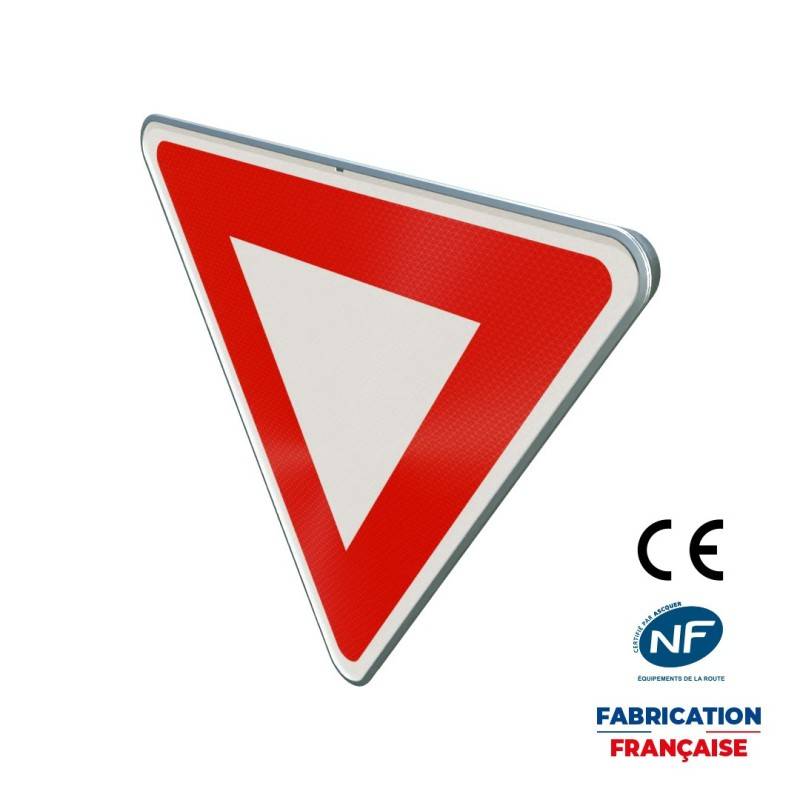 Panneau d'intersection et de priorité Ab3a Cédez le passage à l’intersection. Signal de position