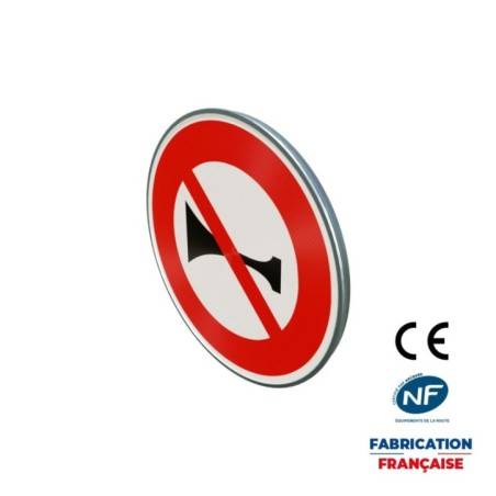 Panneau d'interdiction B16 Signaux sonores interdits
