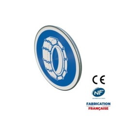 Panneau d'obligation B26 Chaînes à neige obligatoires