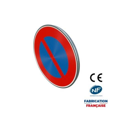 Panneau de prescription zonale Stationnement B6a1 Stationnement interdit