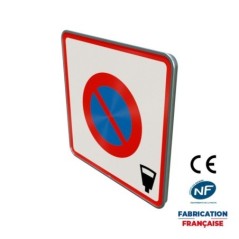 Panneau de prescription zonale Stationnement B6b4 Entrée d’une zone à stationnement payant