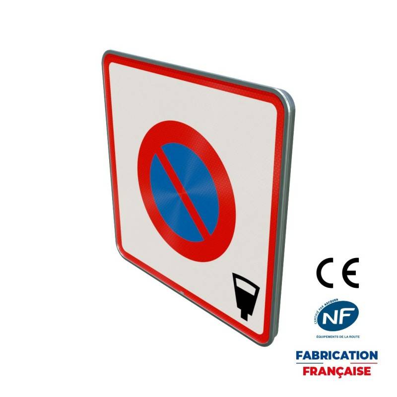 Panneau de prescription zonale Stationnement B6b4 Entrée d’une zone à stationnement payant