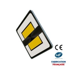 Panneau d'intersection et de priorité AB7 Fin du caractère prioritaire d’une route