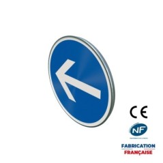 Panneau d'obligation B21 2 Obligation de tourner à gauche