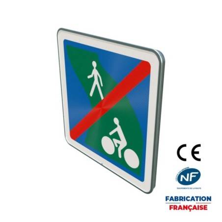 Panneau d'indication C116 Fin de voie verte