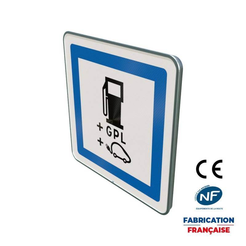 Panneau de services Ce15h Distribution de carburant ouvert 7j/7 et 24h/24 assurant la recharge des véhicules électriques + GPL