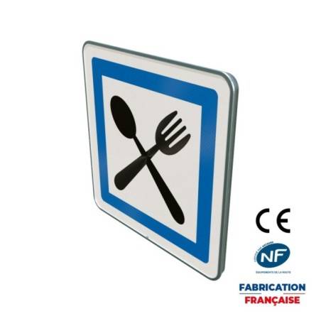 Panneau de services Ce16 Restaurant