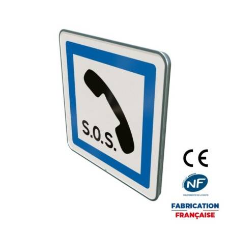 Panneau de services Ce2a Poste d’appel d’urgence