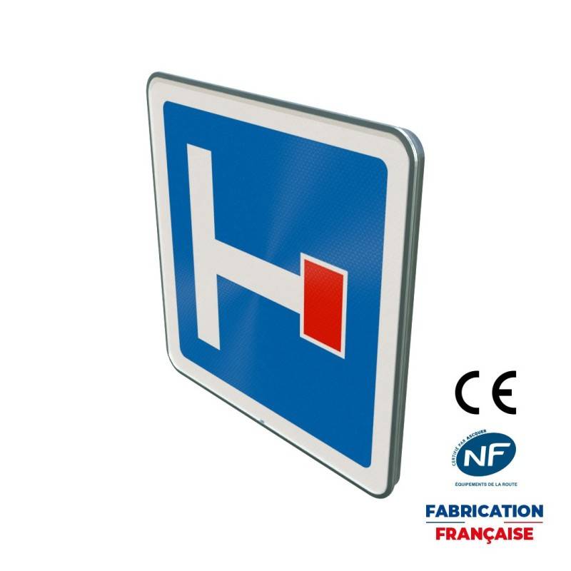 Panneau d'indication C13b Présignalisation d’une impasse Panneau d'indication C13b Présignalisation d’une impasse