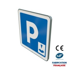 Panneau d'indication C1b Stationnement gratuit à durée limitée avec contrôle par disque