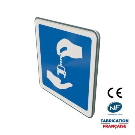Panneau d'indication C9 Station d’autopartage