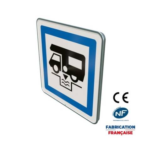Panneau de services Ce24 Station de vidange pour caravanes et camping cars