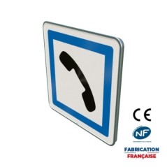 Panneau de services Ce2b Cabine téléphonique