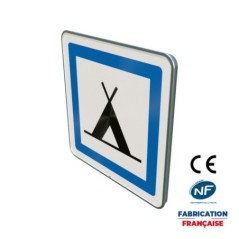 Panneau de services Ce4a Camping pour tentes