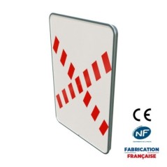 Type G1 G1b Passage à niveau à une voie sans barrière ni signalisation automatique