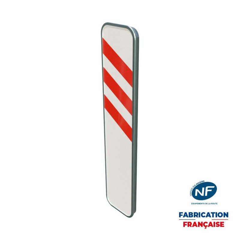 Type J10 J10 Balisage pour passage à niveau implantation gauche avec trois bande Type J10 J10 Balisage pour passage à niveau implantation gauche avec trois bande