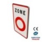 Panneau de prescription zonale Circulation particulière B56 Entrée de zone de circulation restreinte Panneau de prescription zonale Circulation particulière B56 Entrée de zone de circulation restreinte