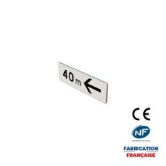 Panonceau M3b4 Direction à suivre avec distance associée