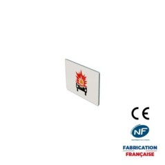 Panonceau M4k Véhicules transportant des marchandises explosives ou inflammables