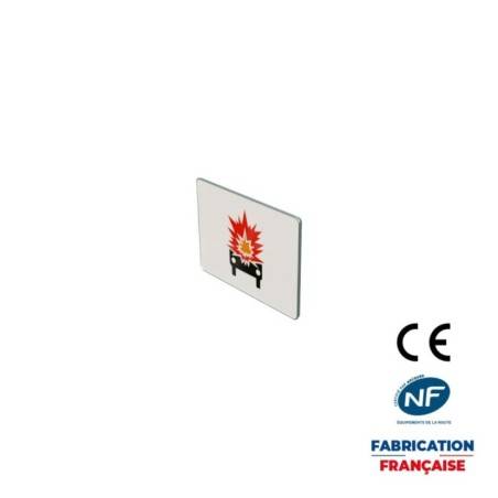 Panonceau M4k Véhicules transportant des marchandises explosives ou inflammables