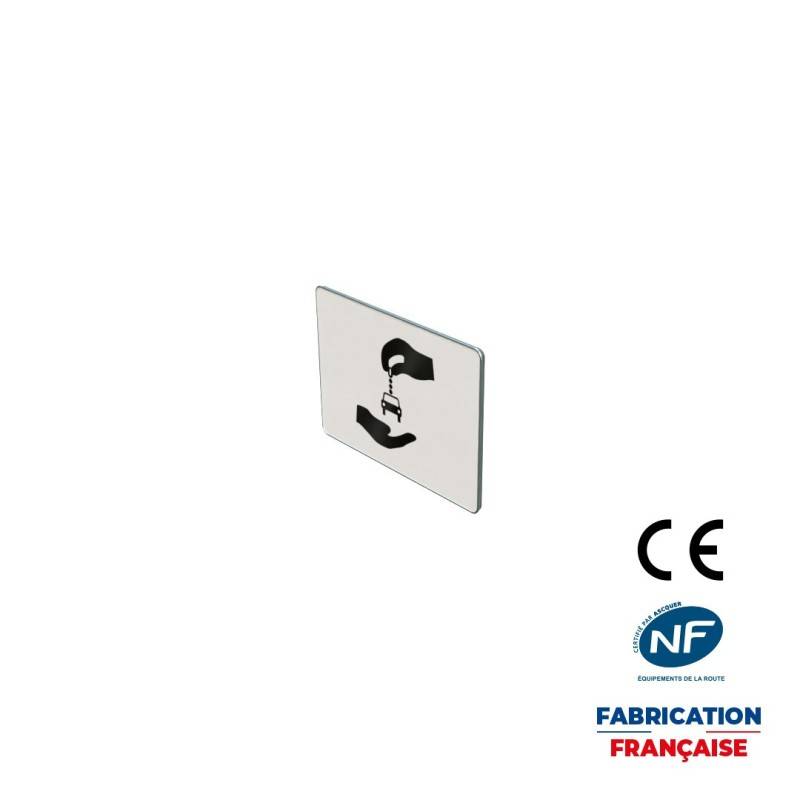 Panonceau M4z Places réservées aux véhicules bénéficiant du label autopartage