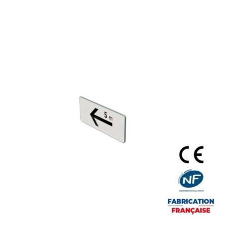 Panonceau M8ebis Sens d’application de la prescription de stationnement ou d'arrêt