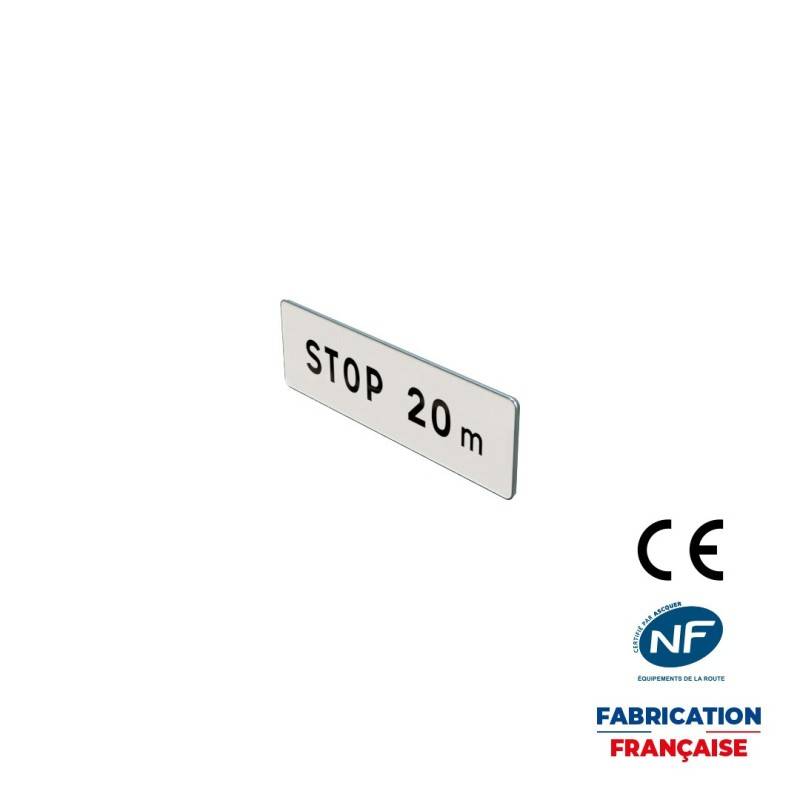 Panonceau M5b Distance entre le signal et le CLP