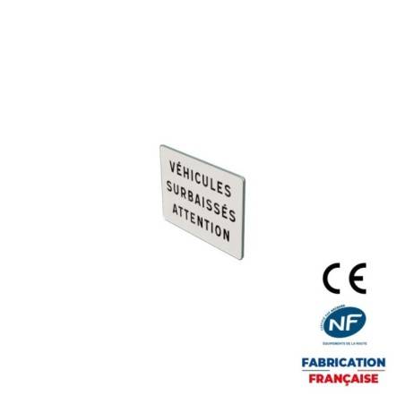 Panonceau M9i Difficultés de franchissement du PN pour véhicules à faible garde au sol