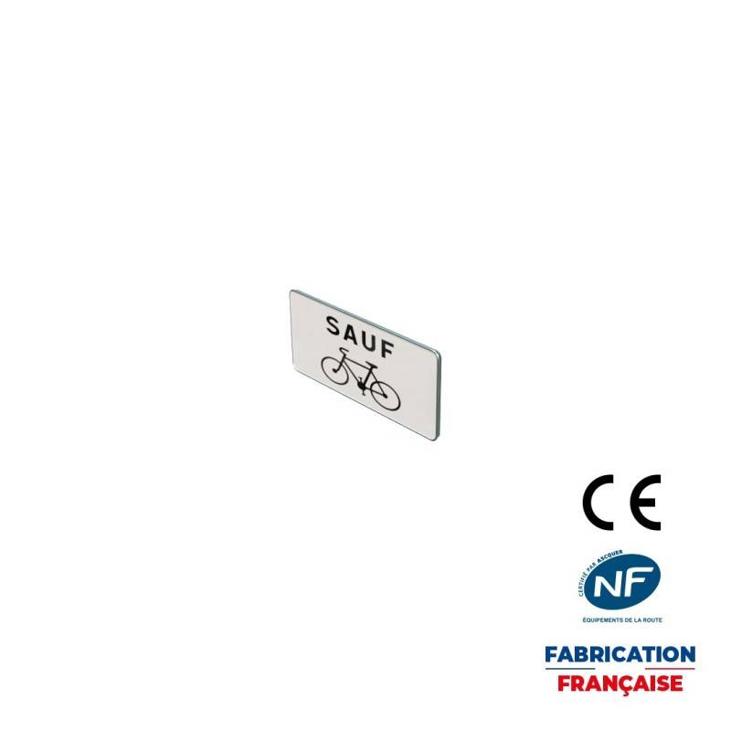 Panonceau M9v2 Prescription associée non applicable aux cyclistes