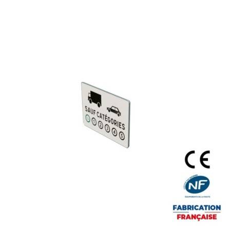 Panonceau M11d Caractéristiques limitation d’accès et catégories véhicules dérogatoires