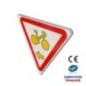 Panonceau M12 Autorisation conditionnelle de franchissement pour cycles1