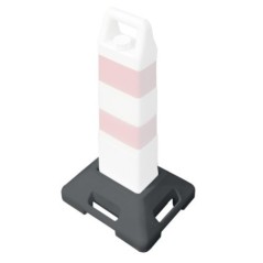 Socle recyclé gris pour balise lestable