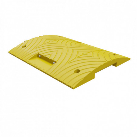 Élement ralentisseur PVC jaune 70 mm