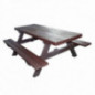Banc-table pique-nique monobloc Banc-table pique-nique monobloc