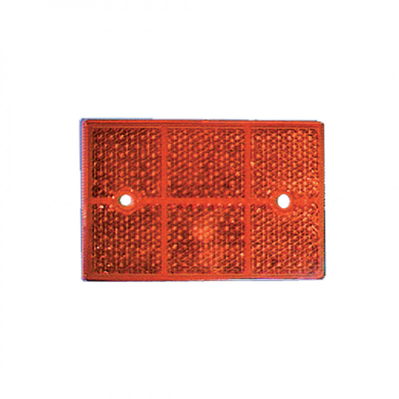 Réflecteur catadioptrique rectangle 120x80 mm Réflecteur catadioptrique rectangle 120x80 mm