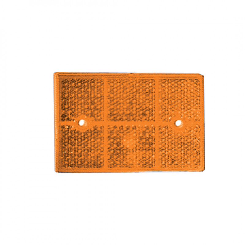 Réflecteur catadioptrique rectangle 120x80 mm Réflecteur catadioptrique rectangle 120x80 mm