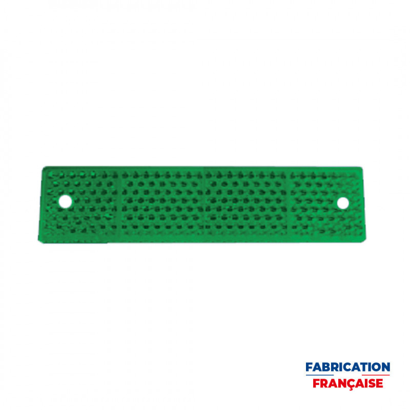 Réflecteur catadioptrique rectangle 180x40 mm Réflecteur catadioptrique rectangle 180x40 mm
