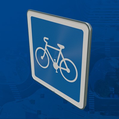 Panneaux cycliste