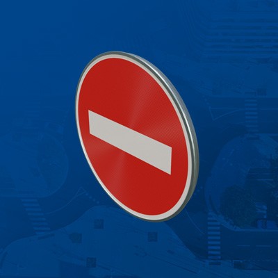 Panneau B1 : Sens interdit