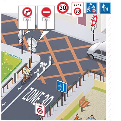 Le double sens cyclable en agglomération